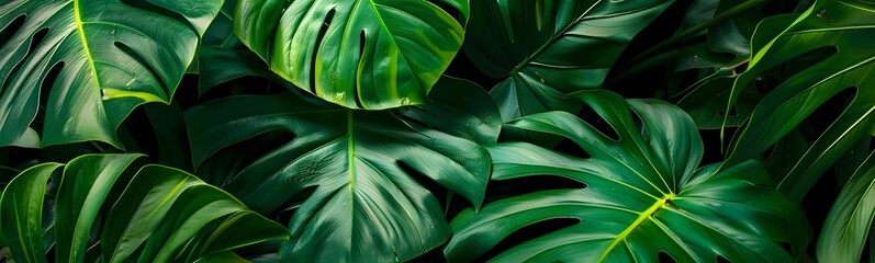 monstera leaves background