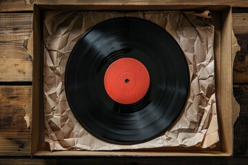 Obraz premium Antique vinyl in sleeve