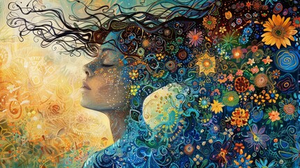 Meet a visionary woman entrepreneur creating inspiring, innovative art with a detailed touch.