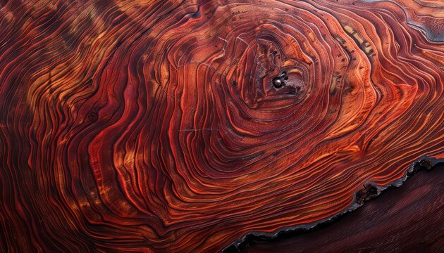 Centuries old red sandalwood divided