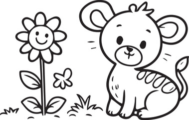 Animal Vector illustration for coloring books