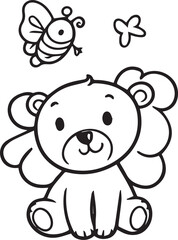 Animal Vector illustration for coloring books