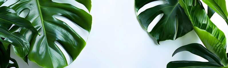 monstera leaves background