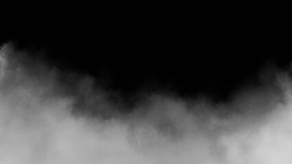 smoke on black background