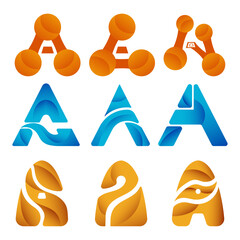 Vector Bundle Gradient A Modern Logo