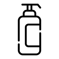 face cleanser Line Icon