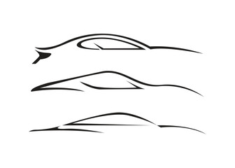 Car logo brand vector.  Auto garage dealership brand identity design elements. Vector illustrations.