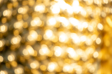 Gold texture design element blurred background glittering. Golden pattern backdrop decoration with...