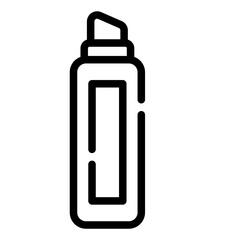 powder mask Line Gradient Icon