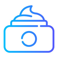 body scrub Line Gradient Icon