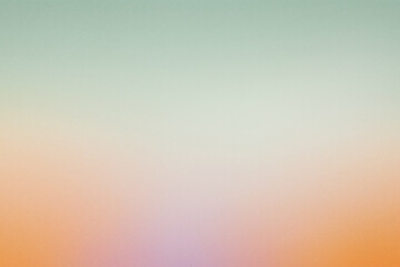 Abstract colorful gradient background with grainy style effect. Retro pastel green grainy wallpaper.