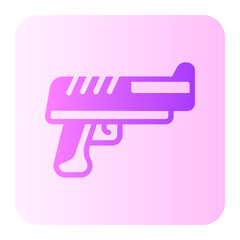 pistol gradient icon