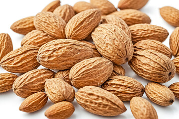 Fototapeta premium Close Up Of Almonds In Shells