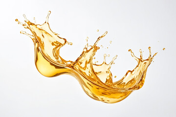 Golden Liquid Splash