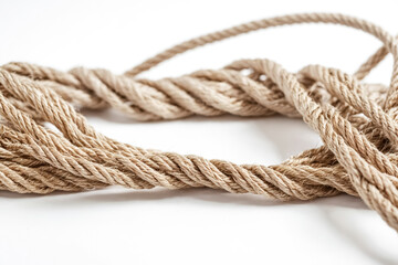 Fototapeta premium Close up of a braided rope