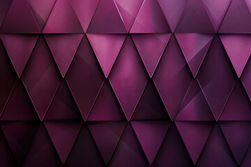 Obraz premium Sleek geometric diamond shapes in deep plum evoke a sense of mystery.