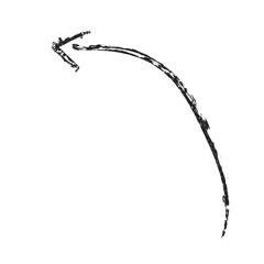 grunge arrow vector. grunge arrow brush. grunge arrow paint.  isolated on the white background. banner, ui, backdrop, background, web, clipart. Vector illustration