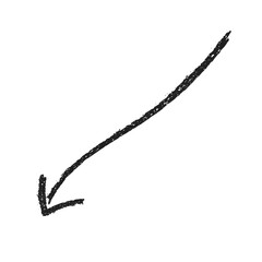 Grunge arrows collection. Set of hand drawn grunge arrow. Grungy brushes realistic.  Sketch handmade watercolor doodle arrow. banner, ui, backdrop, background, web, clipart. Vector illustration