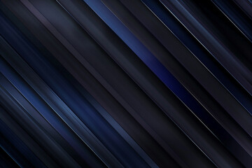 Obraz premium Sophistication in an intense navy blue and charcoal gradient dynamic lines backdrop.