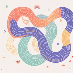 Obraz premium A mesmerizing abstract shape with fluid