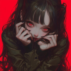 怪しげな雰囲気の女性