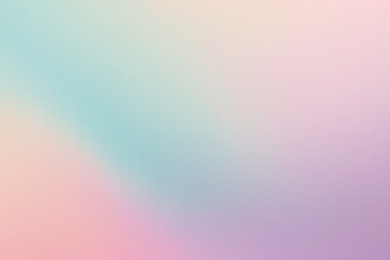 Abstract colorful gradient background with grainy style effect. Retro colorful pastel grainy wallpaper.