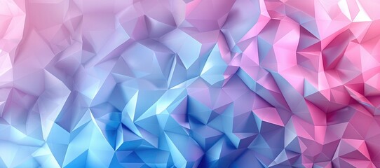 Naklejka premium Pink and blue crystal background.
