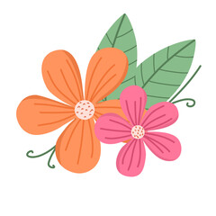 Spring flower illustration