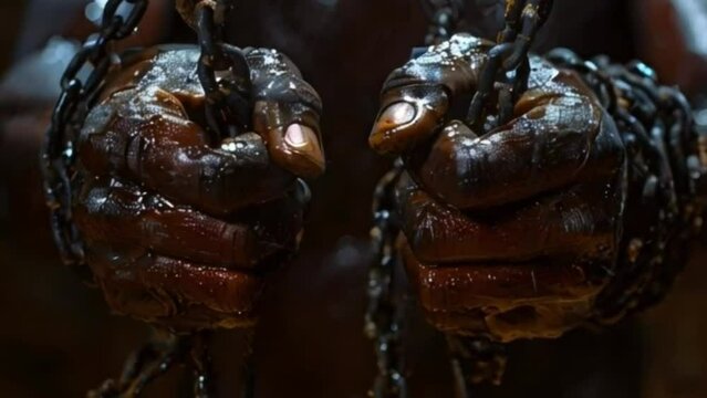 Shackled Hands Captivity