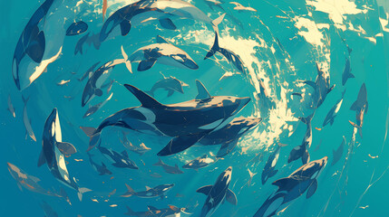 海の王者シャチ