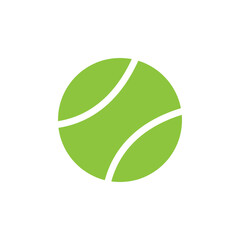 tennis ball logo icon