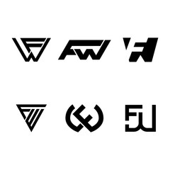 FW minimalist logo