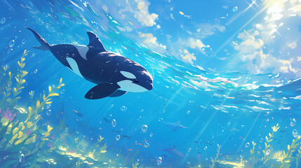 海の王者シャチ