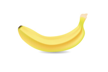 banana isolated on white background