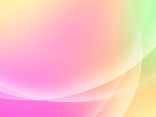 シンプルでおしゃれなグラデーションの曲線背景素材