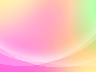 シンプルでおしゃれなグラデーションの曲線背景素材