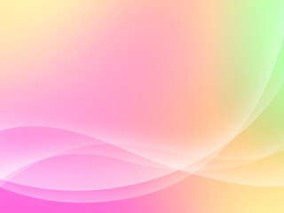 シンプルでおしゃれなグラデーションの曲線背景素材