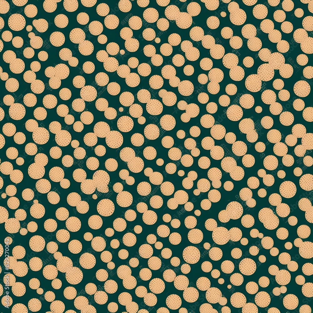 Poster seamless pattern with circles seamless polkadot pattern