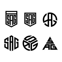 SAG monogram logo