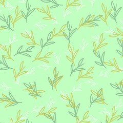 Cute leaf background 