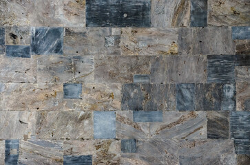 Background with texture of old marble stone tiles in high resolution