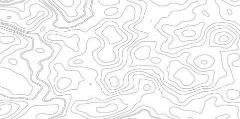 Vintage Detailed Contour Topographic Map Of Wild West Abstract Vector Background. Retro Topography Map. White Geographic Contour Map. Abstract Outline Grid.
