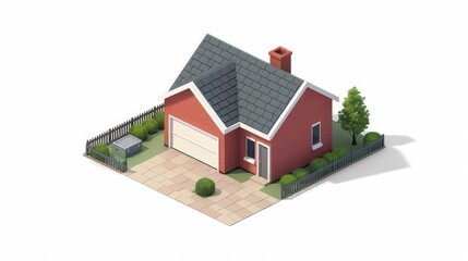 Isometric house 