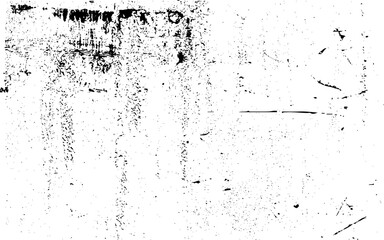 Black grainy texture isolated on white background. Distress overlay textured. Grunge design elements. Grunge white and black wall background. Vector illustration.