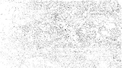 Black grainy texture isolated on white background. Distress overlay textured. Grunge design elements. Grunge white and black wall background. Vector illustration.