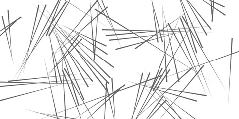 Random chaotic lines abstract geometric pattern.  Black chaotic lines of modern design. 