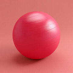Swiss Ball Made of Anti-Burst Material with a Matte Finish for Stability