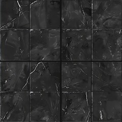 Black tile crack Texture background illustration