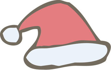 cute santa claus's hat