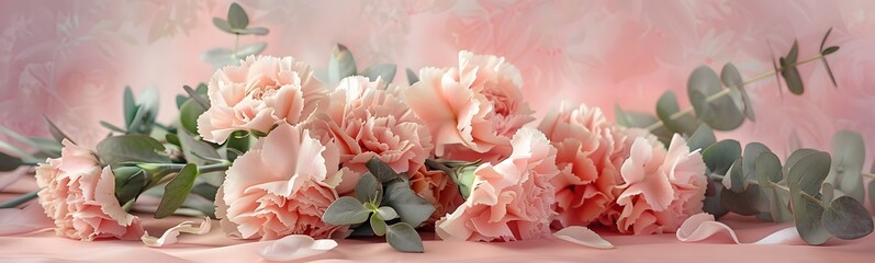 Nature of pink flower in garden using as cover page background natural flora wallpaper or template brochure landing page design